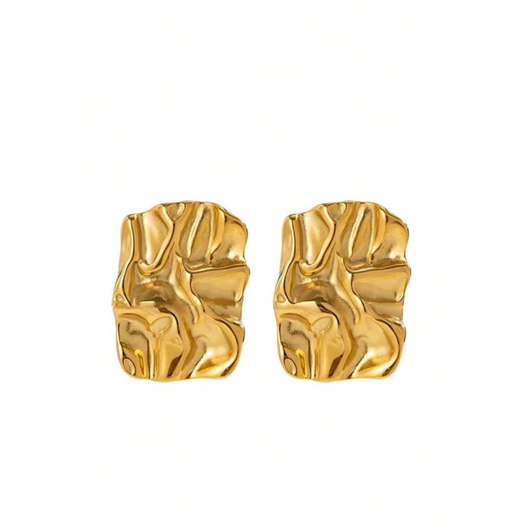 Chunky Gold Plated Earring