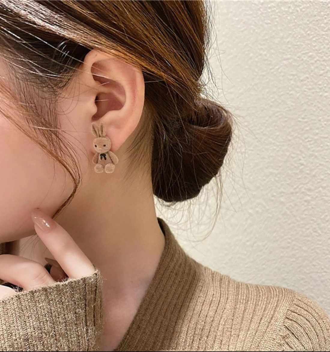 Cute Teddy Korean Earring