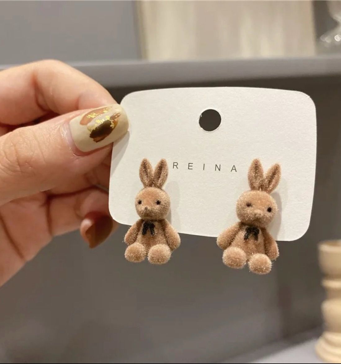 Cute Teddy Korean Earring