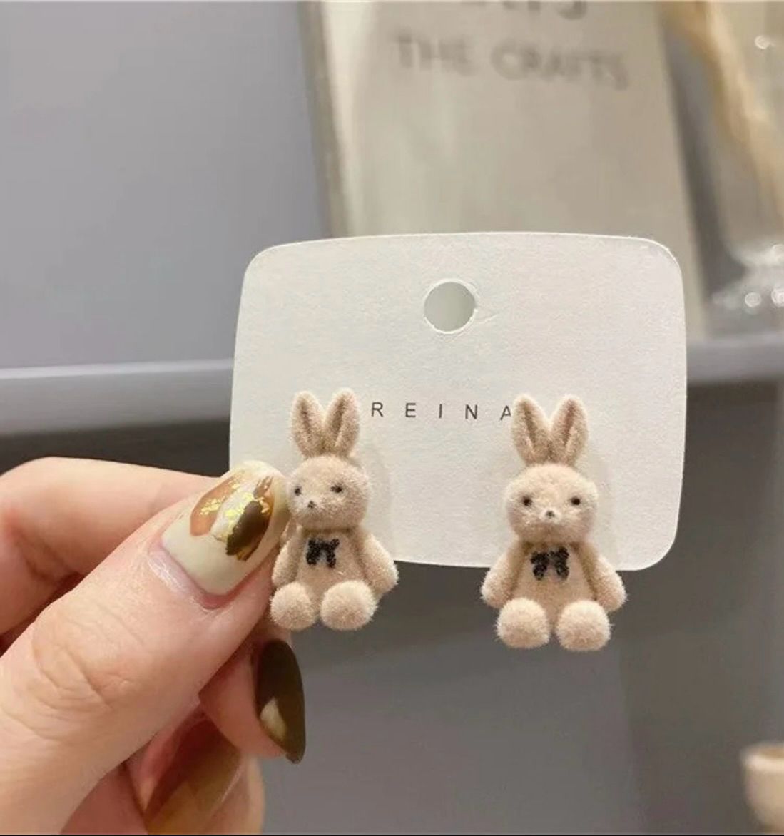 Cute Teddy Korean Earring