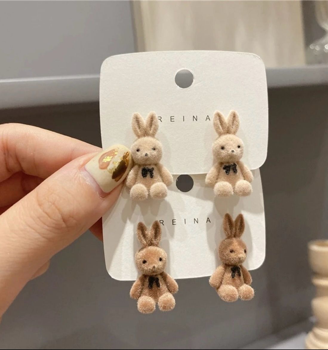 Cute Teddy Korean Earring