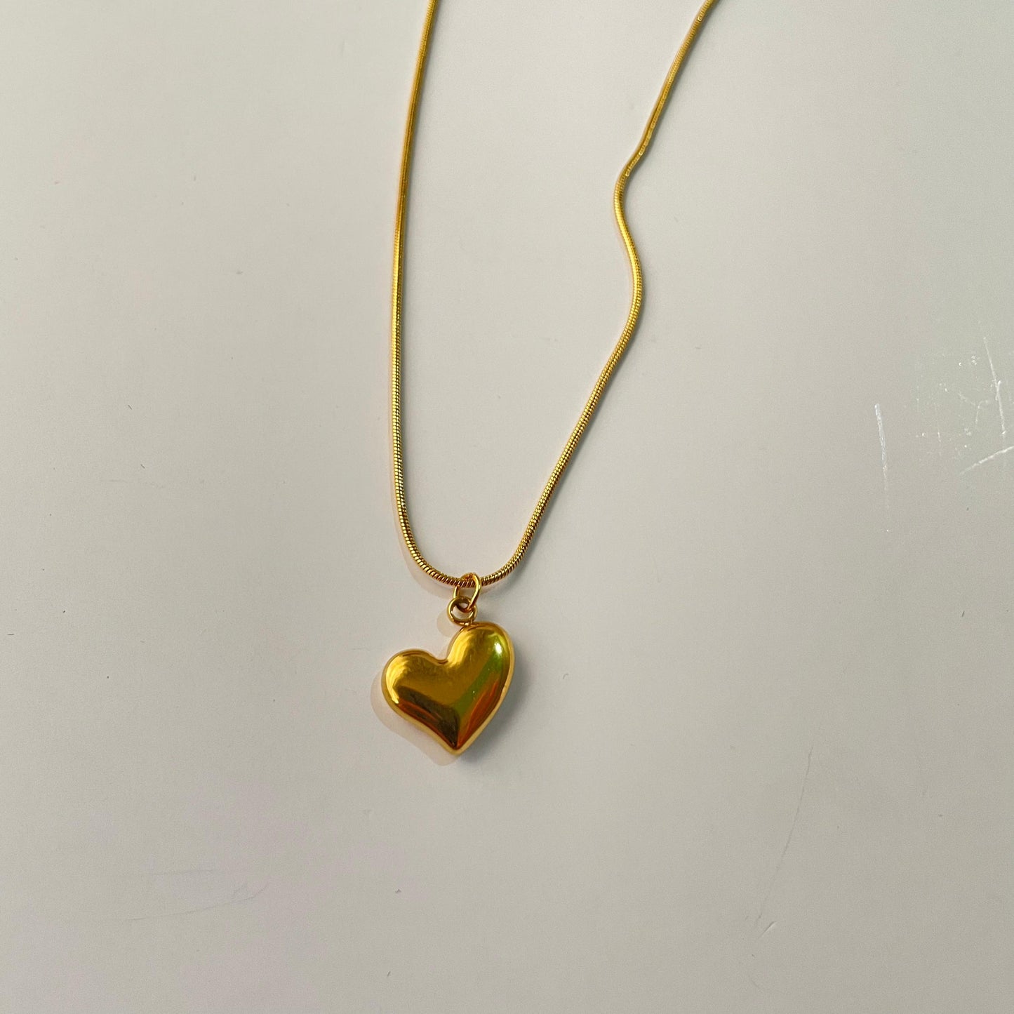 Cute Heart Pendent - 18K Gold Plated