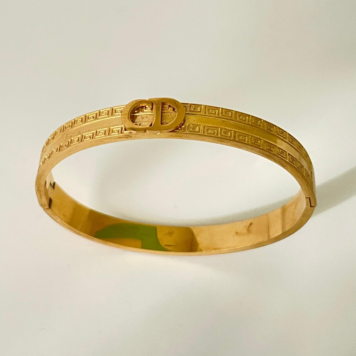 Classy CD Bracelet -22K Gold Plated