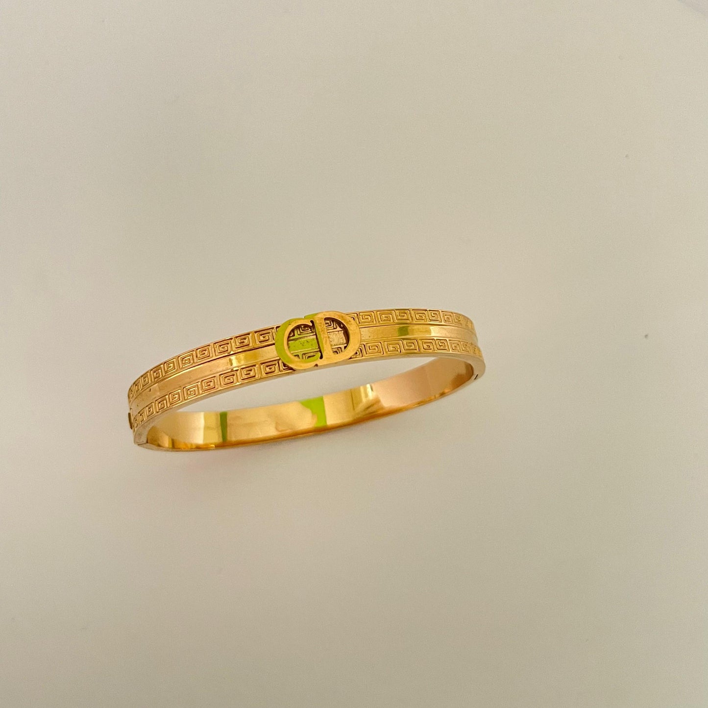 Classy CD Bracelet -22K Gold Plated