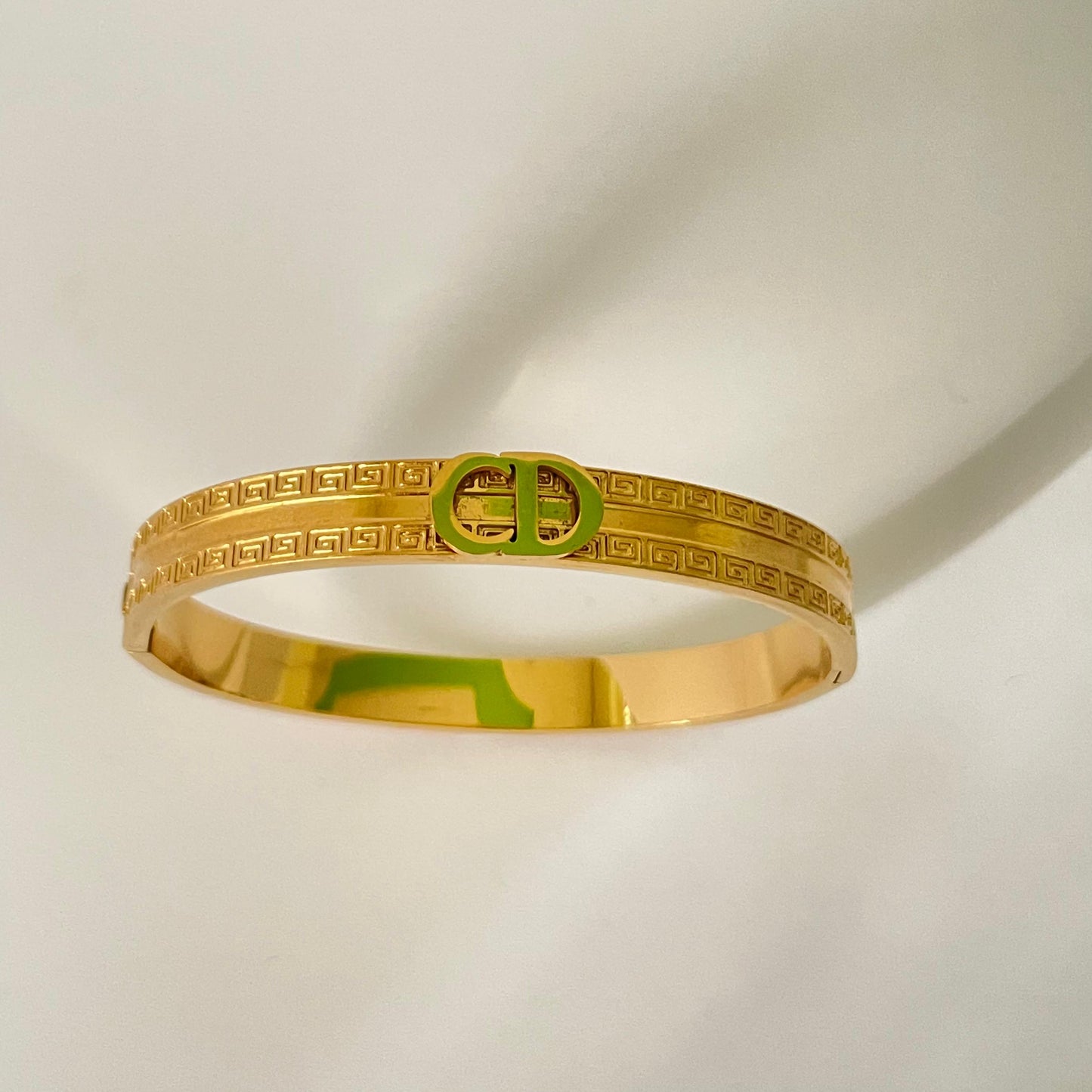 Classy CD Bracelet -22K Gold Plated