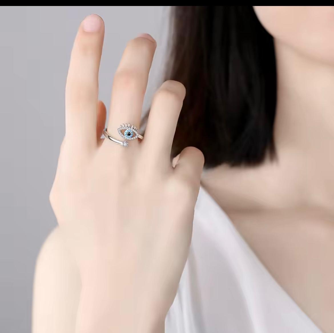 Beautiful Eye Evil Ring - Stainless Steel