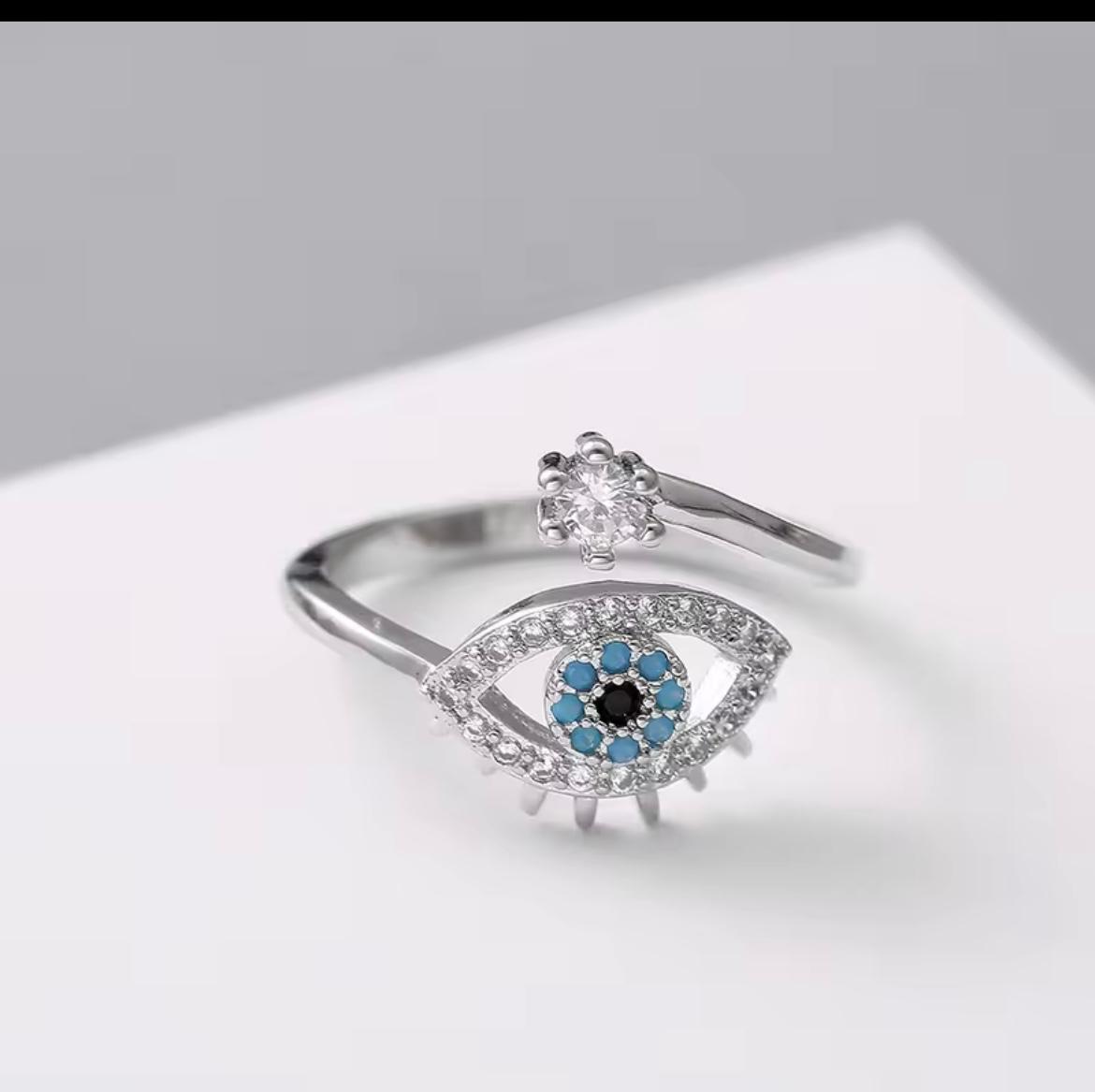 Beautiful Eye Evil Ring - Stainless Steel