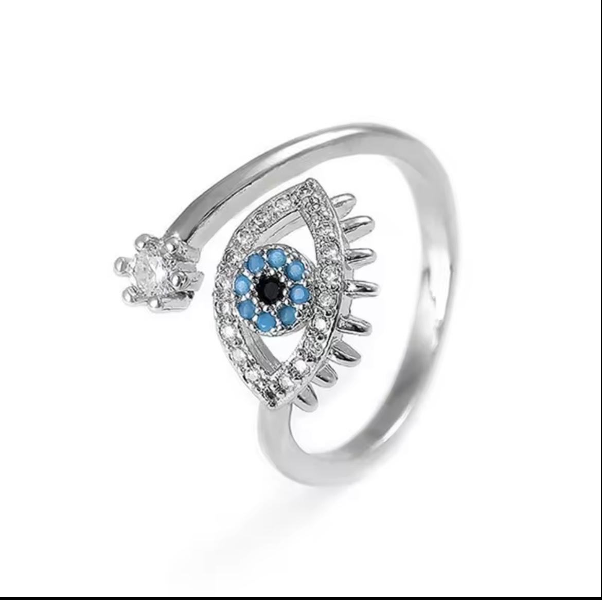 Beautiful Eye Evil Ring - Stainless Steel