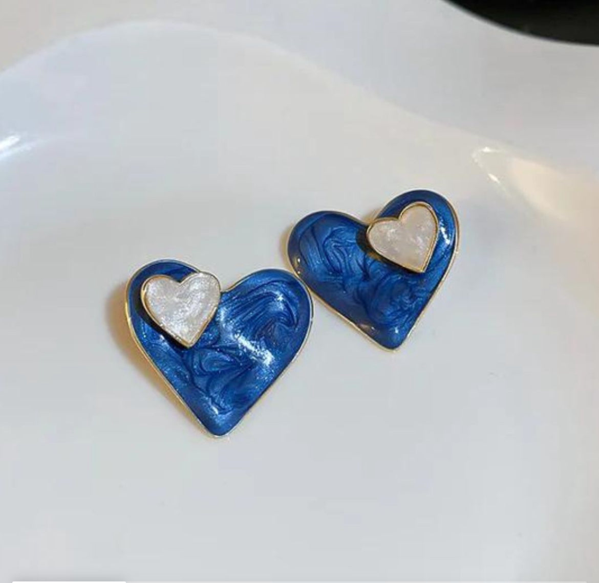 Double Heart Korean Earing