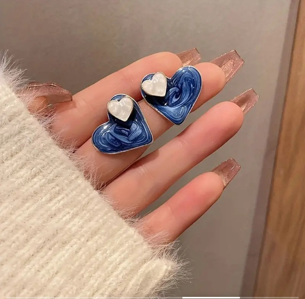 Double Heart Korean Earing