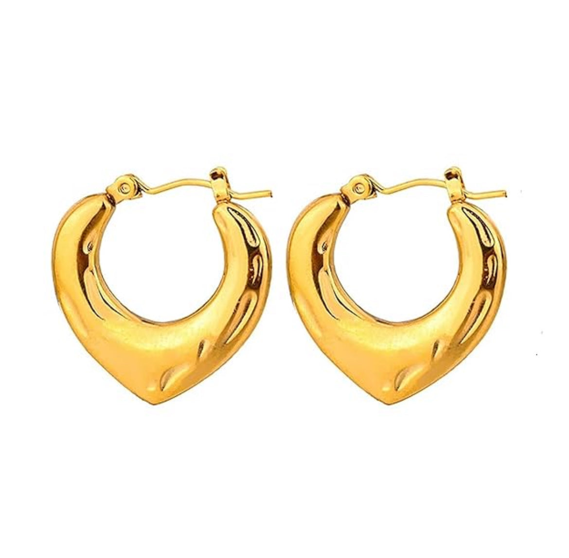 Stylish Hoop Earring - 18K Gold Plated