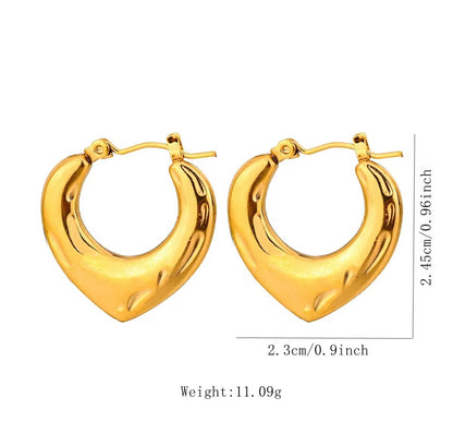 Stylish Hoop Earring - 18K Gold Plated