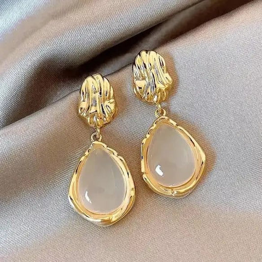 Pearl Dangle Korean Earrings