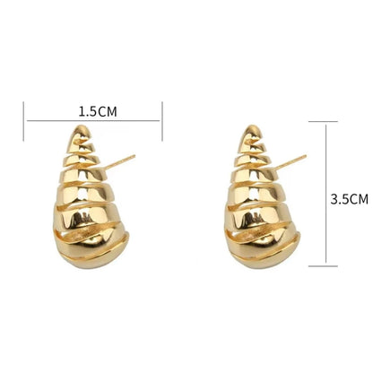 Classic Tear Drop Earing - Gold Plated