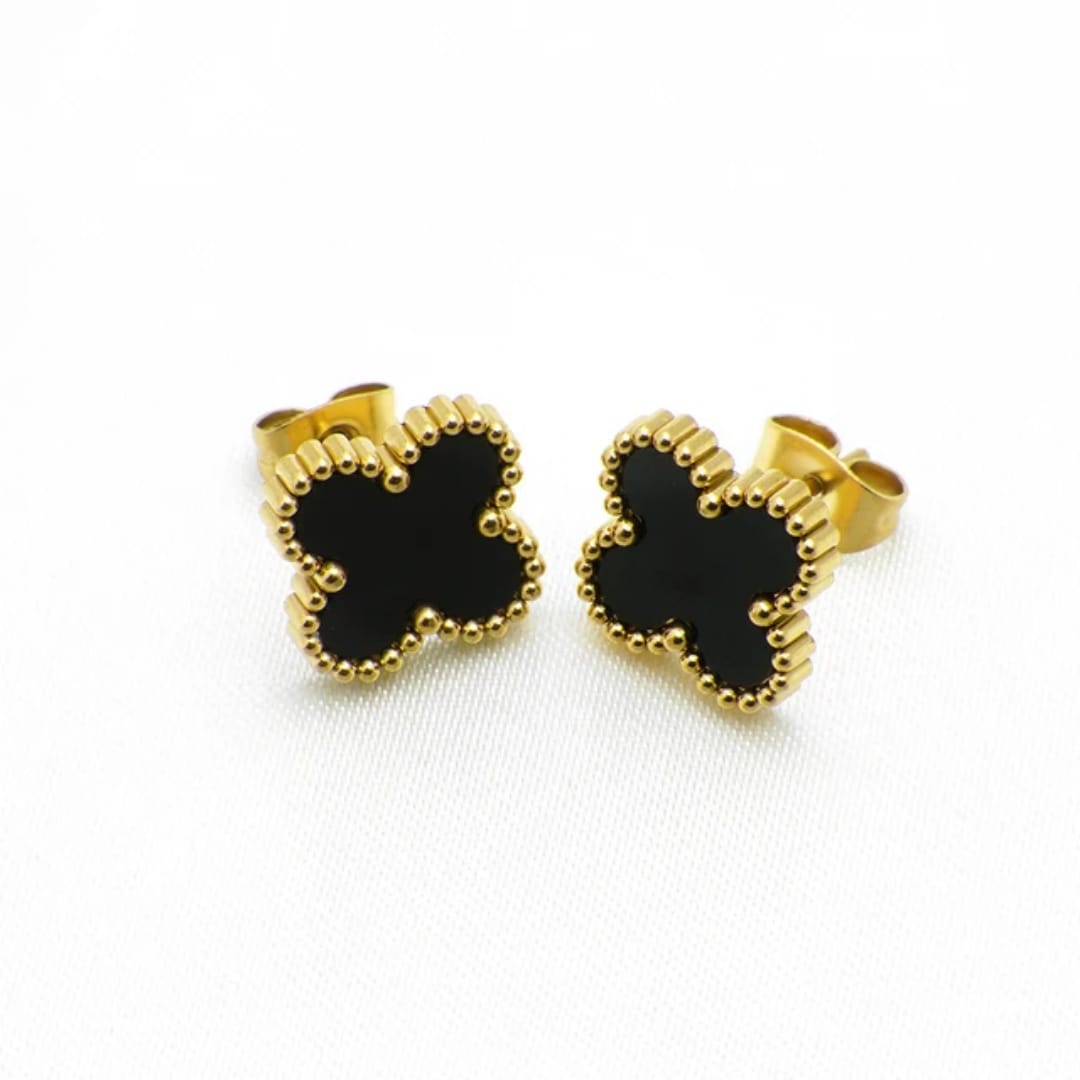 Trending Clover Earrings - 18K Gold Plated