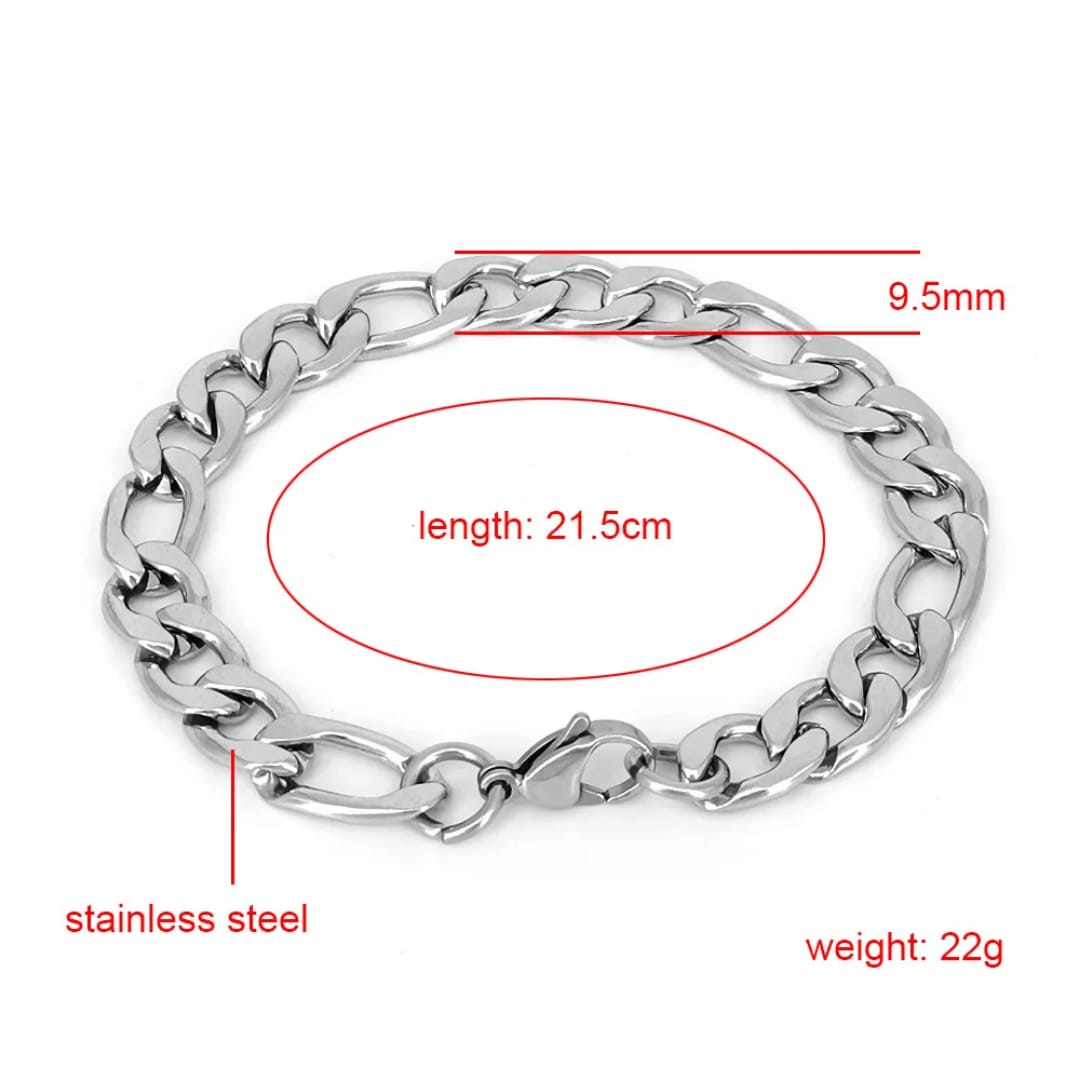 Men's Chain Bracelet - Stainless Steel