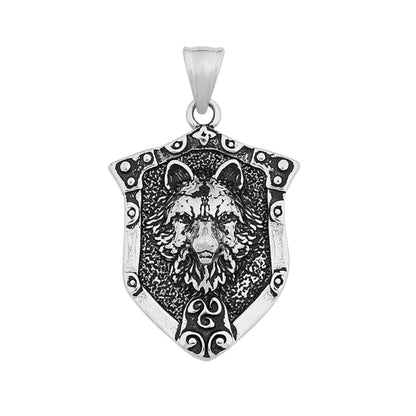 Men's Fox Pendent Chain - Stainless Steel