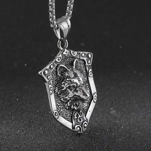 Men's Fox Pendent Chain - Stainless Steel