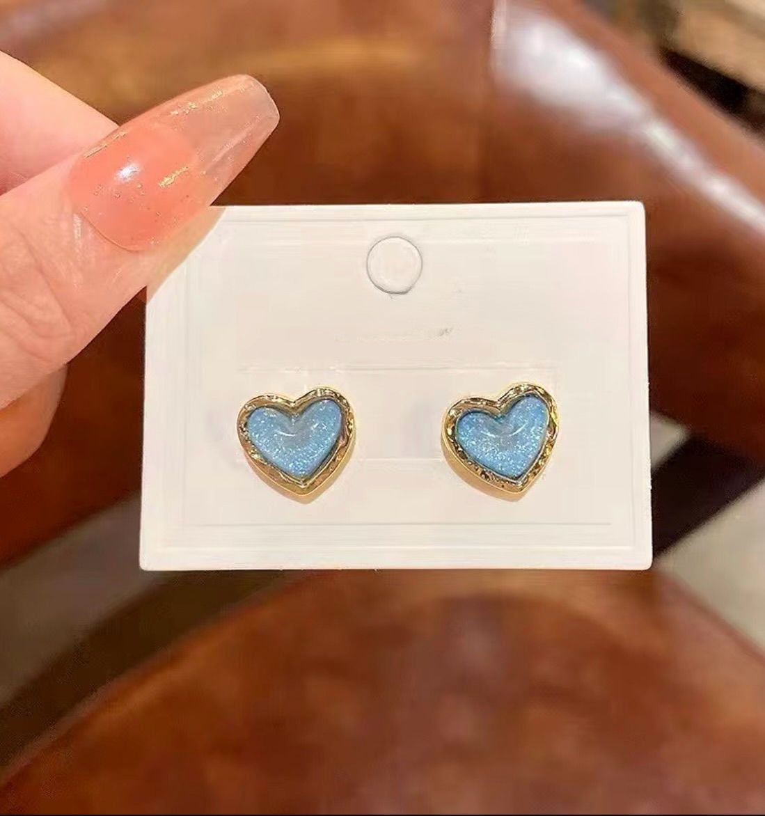 Minimal Dreamy Heart Korean Earring