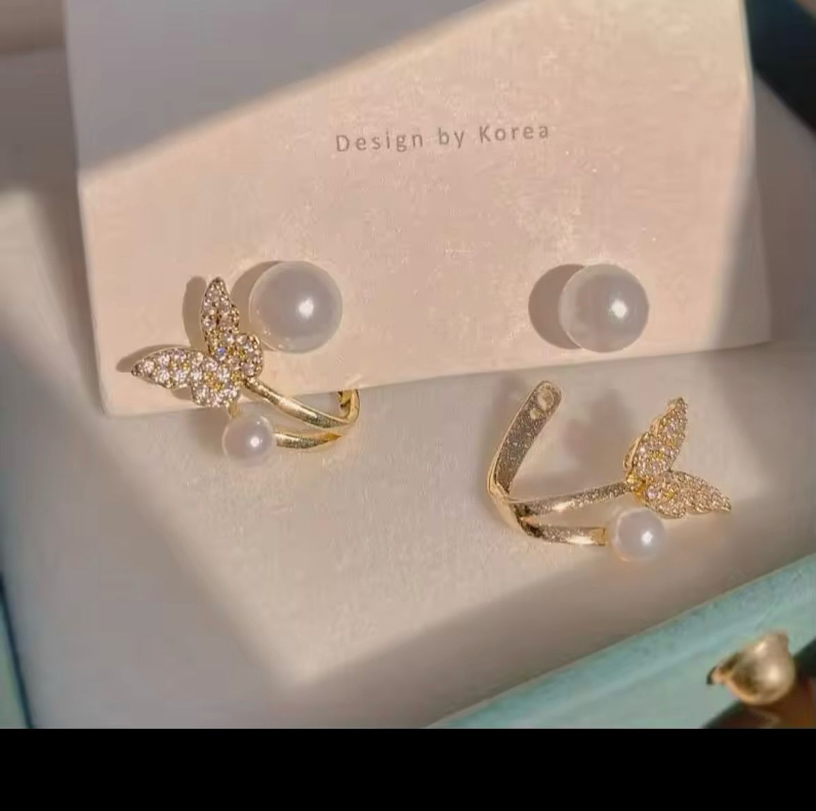 Cute Pearl Stud Korean Earring