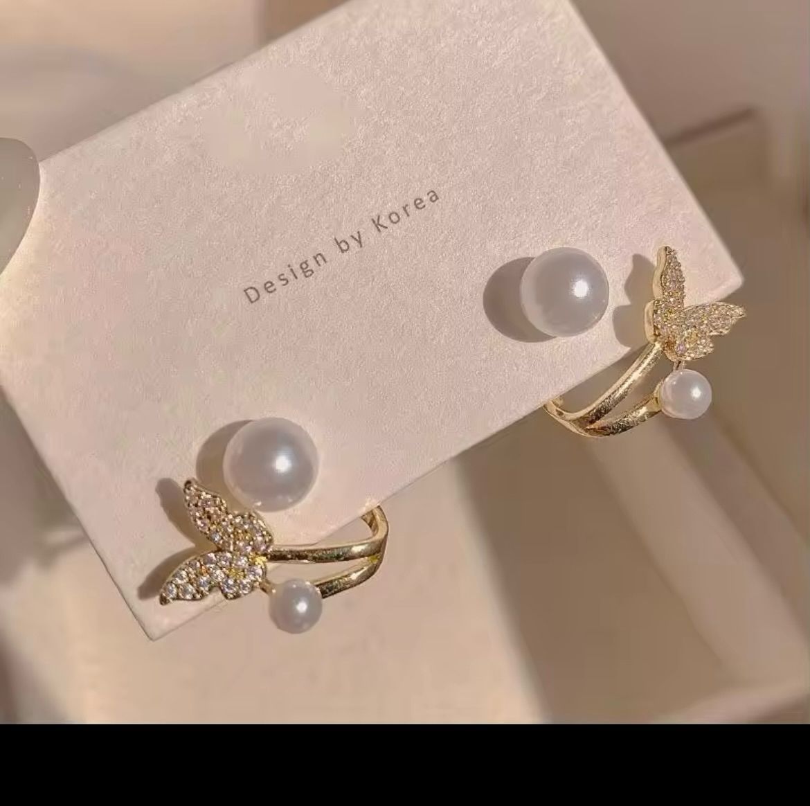 Cute Pearl Stud Korean Earring