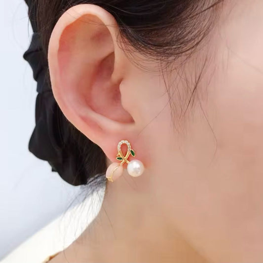 Cute Rose Korean Earring